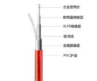 供应黑龙江尚志市伊思特   耐高温发热电缆
